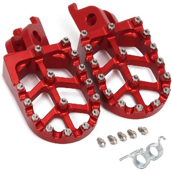 Foot Pegs for Dirt Bike,7075 Aluminium CNC Foot Pedals Rests for CRF300L 2021-2025/CRF300 RALLY 2021-2023/CRF250L CRF250M 2012-2021/CRF250 RALLY