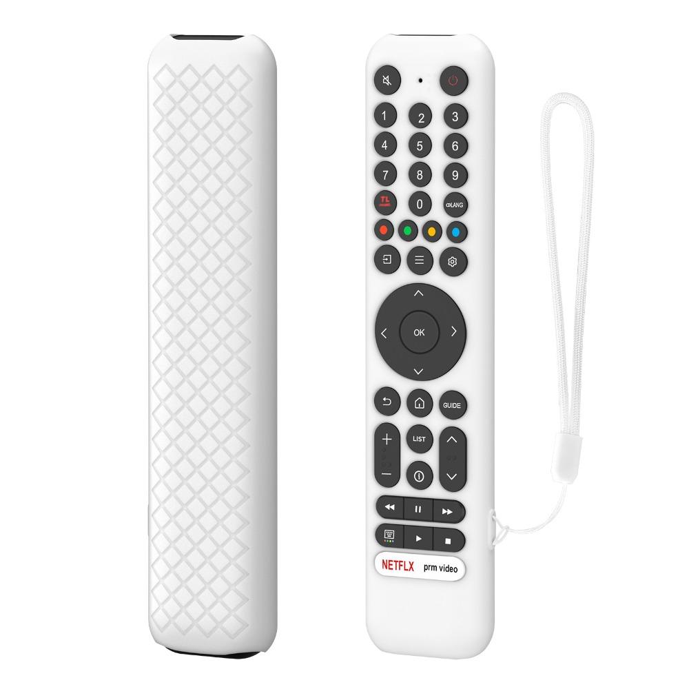 New Silicone Protective Case with Lanyard Protector Soft Shell Shockproof Remote Controller Cover for TCL RC716/RC833