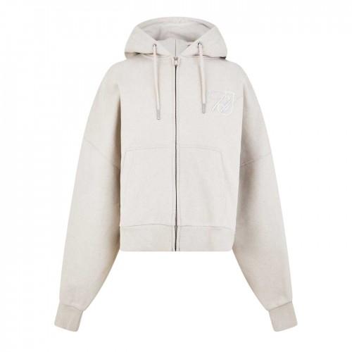 Jack Wills Girls Emblem Cotton Blend Embroidered Drawstring Hoodie