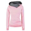 Spring Autumn Hoodies Women Tracksuit Solid Color Fashion Long Sleeve Pullovers Casual Warm Hooded Sweatshirts Tops Plus Size
