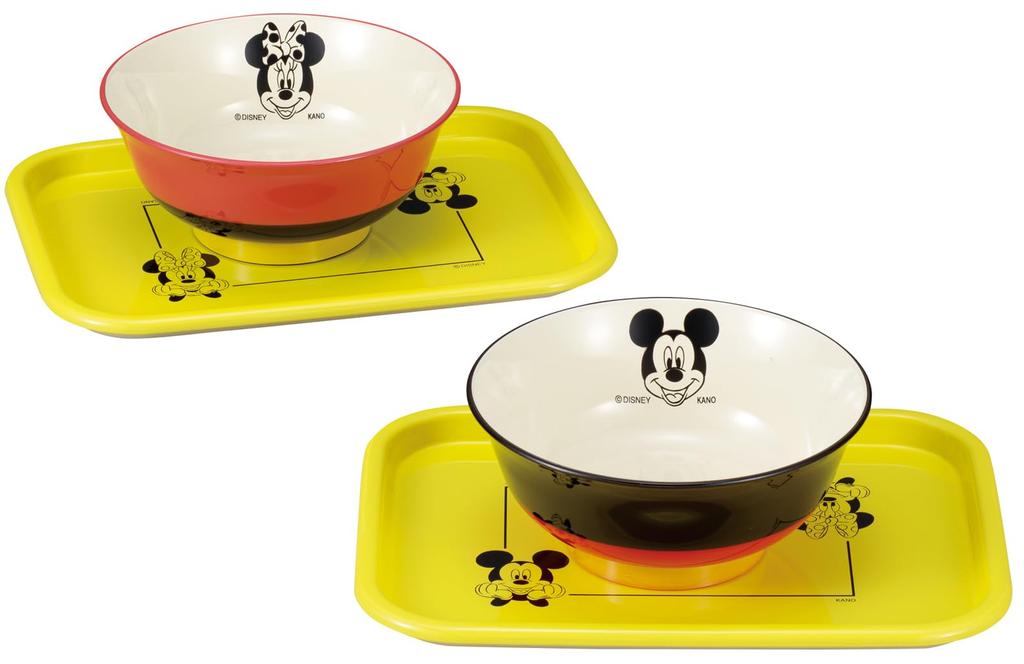 Kano Disney Mickey Golden Days Antibacterial Set 50 trays and 2 bowls Mickey Minnie 17041 (2 each) &
