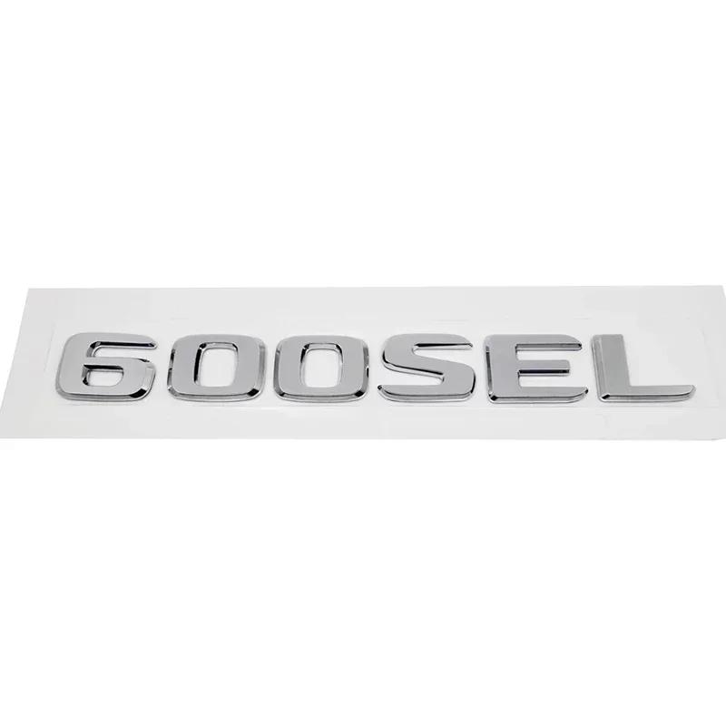 

3D ABS Car Rear Trunk Letter Emblem Tail Number Badge Sticker for Mercedes Benz 230E 300E 300SEL 300SE 500SEL 560SEL 600SEL