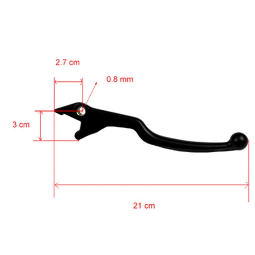 Almencla Motorcycle Front Brake Levers Clutch Levers 1 Set Fits Suzuki 125 GS125 Durable
