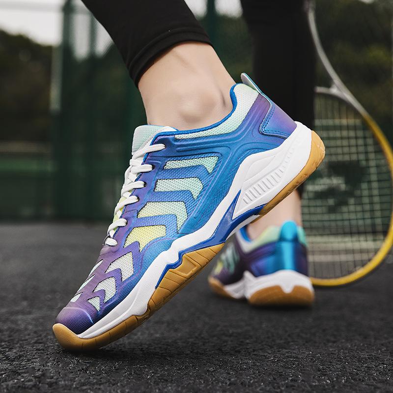 Professionelle Badmintonschuhe Herren- und Damen-Tennisschuhe Atmungsaktive, verschleißfeste, stoßdämpfende, rutschfeste Sportschuhe Trainingsschuhe