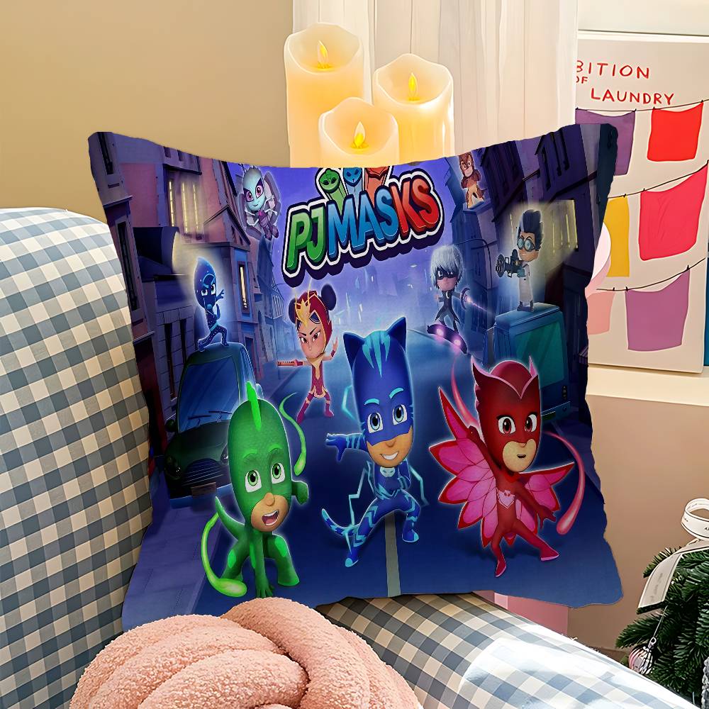 Cartoon PJ Anime Masks Pillow Gift Home Office Decoration Bedroom Sofa Car Cushion Cover case x