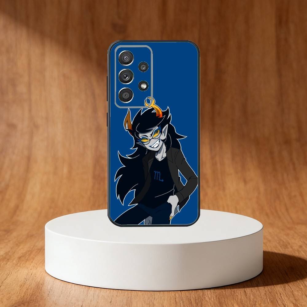

H-Homestuck Vriska Serket Phone Case For Samsung S25,S24,S21,S22,S23,S30,Ultra,S20,Plus,Fe,Note,10,9,5G Black Cover Samsung S21lite