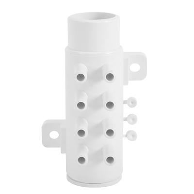 Spa Whirlpool PVC Wasserrohr 8 Anschlüsse Sanitärverteiler Wasserabscheider Zubehör