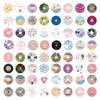 62-Piece Cute Music CD Graffiti Stickers for Planners, Phone Cases, Laptops, Luggage, Water Bottles & Bikes