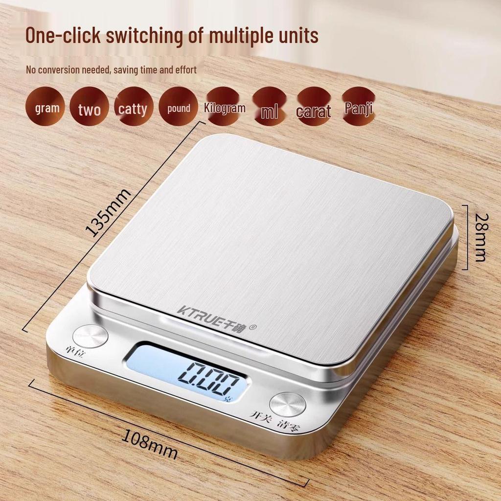 High-Precision 0.01g Rechargeable Kitchen & Baking Scale