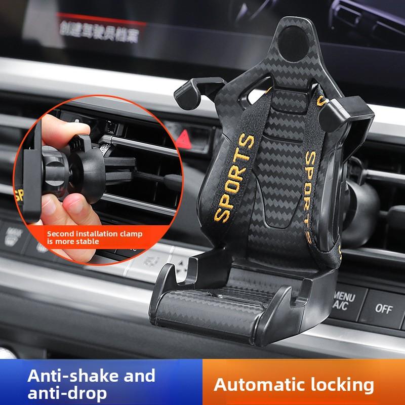 Car Mobile Phone Holder Out of Trend Gravity Car Navigation Mobile Phone Holder Multi-functional Vehicle Bracket