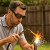 Anti-glare Argon Arc Welding Glasses Solar Powered Welding Goggles  Goggles Tools