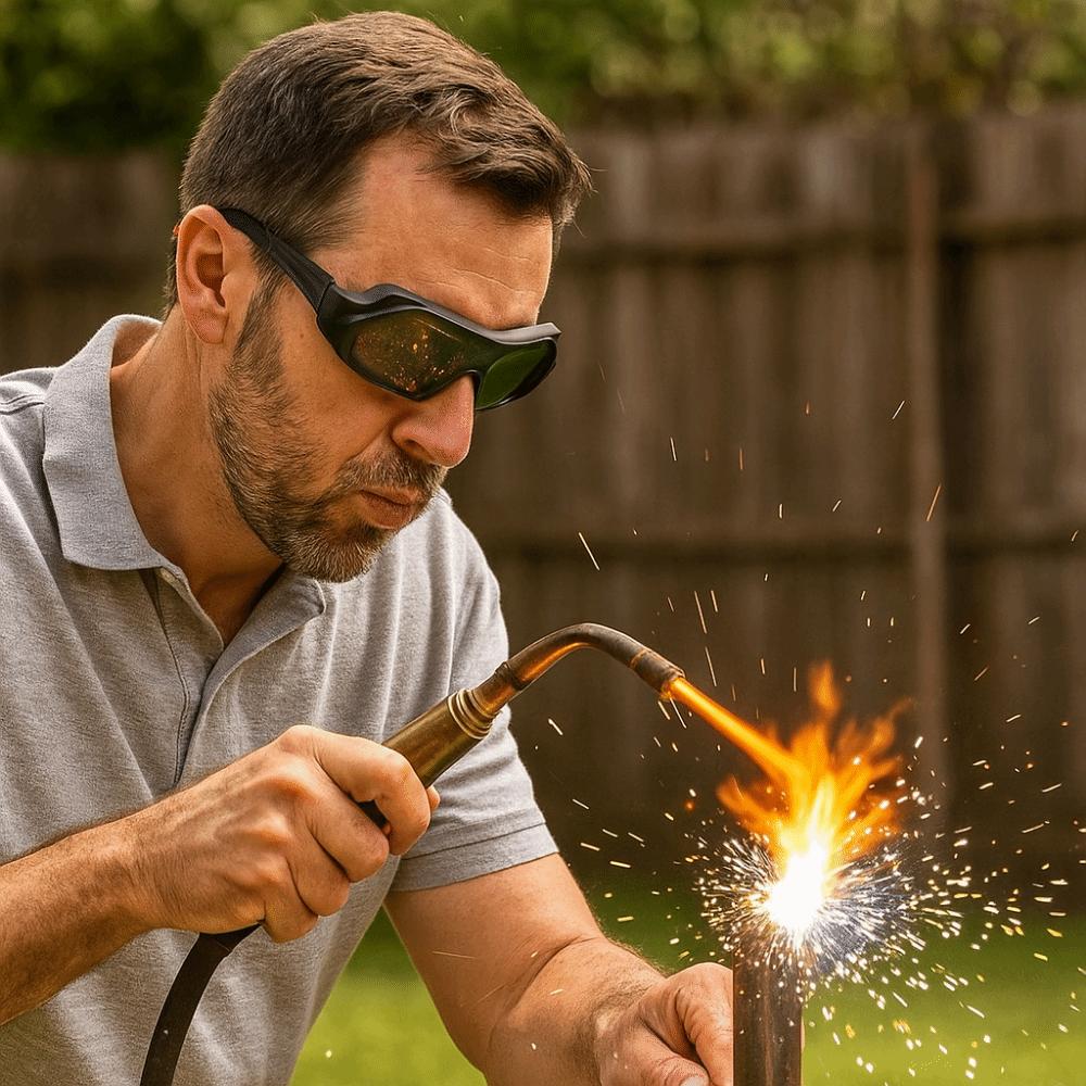 Anti-glare Argon Arc Welding Glasses Solar Powered Welding Goggles  Goggles Tools