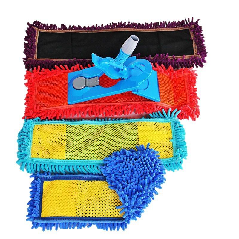 Chenille Flat Mop Head Replacement Cloth - Universal Dust Cover Mop Pad (40, 60, 90 Cm)