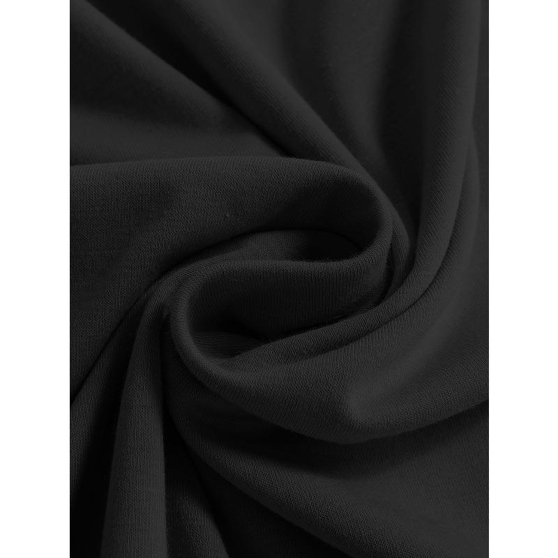 European Size Blessed Grandma Print T-Shirt, Mother's Day Short Sleeve Crew Neck Casual Top For Spring & Summer, Women's Clothing