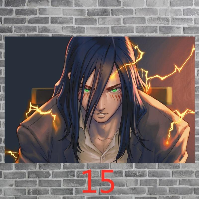 Attack on Titan Anime Canvas Wall Art  Shingeki No Kyojin Poster for Living Room Decor Home Decoration Wall Paintings Prints  De
