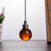 Crystal Ball Ceiling Fan Pendant Light Pull Handle Fan Pendant Home Ornaments Nordic Ball Shape Crystal Style Design Chain Cord