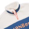 Brian Berry Zerah Fleece Zip-Up_O/White