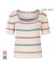 VANAKE Line Pattern Short Sleeve Knit_Vb45Ktug04Z
