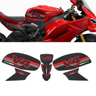 For 2025 Panigale Street Fighter V4 S/V4S Motorcycle Accessories Non-Slip Side Fuel Tank Pad, Anti-Slip Fuel Tank Sticker [Parallel Import]