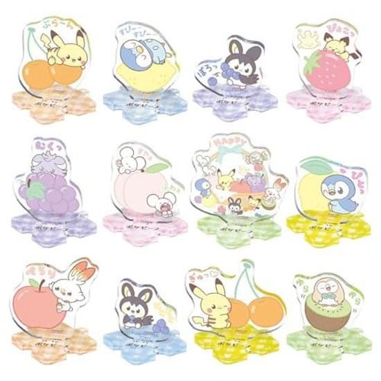 Takara Tomy Pocket Monster Pokemon Poke Peace Acrylic Stand - Colorful