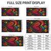 1Pc Love Print Towel Sports Quick-Drying Super Absorbent Camping Towel Super Soft Lightweight Gym Swimming Yoga Beach Towel