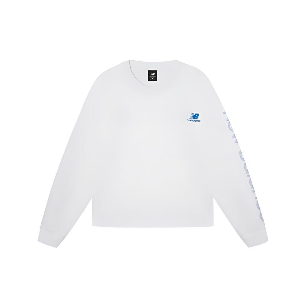 New Balance Lifestyle Casual Sweatshirt Women's White AWT11385-WT