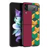Cover Per Samsung Galaxy Zflip3 Zflip Z Flip 3 5g Z Flip 4 Flip3 Zflip4 Zflip Cover Rigida in PC Stampa a Colori Demon Slayer