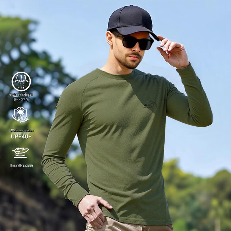 JEEP Men s Outdoor Performance Long Sleeve T-Shirt M