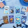 8pcs Father's Day Spiral Notebook Dad Gift Pocket Journal Tear-Off Memo Pad Party Favor Stationery Office School Supplies