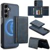 For Samsung Galaxy A16 4G/5G Magnetic Phone Case Leather Back Cover with Detachable Card Holder