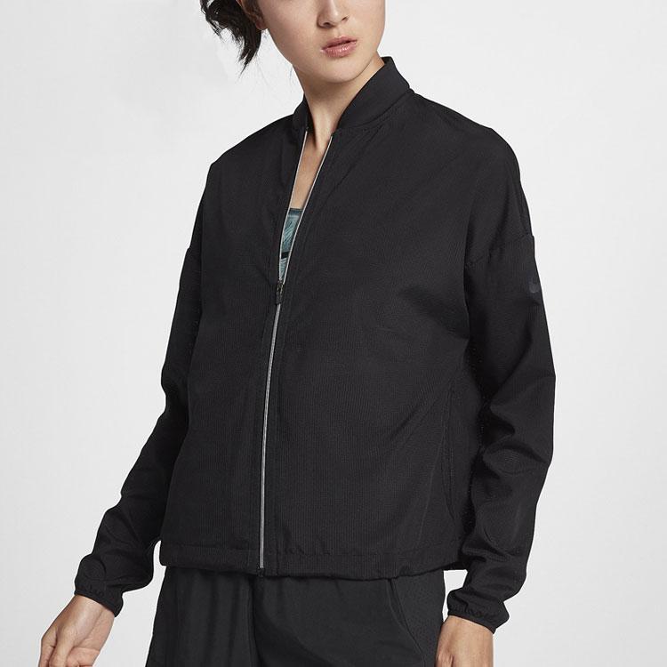 Nike Flex Bliss Breathable Lightweight Training Jacket Women Jacket Black 889292-010