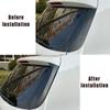 For Volkswagen For VW Tiguan MK1 Glossy Black Car Rear Window Side Spoiler Canard Splitter Trim Spoilers Replacement 2007-2016