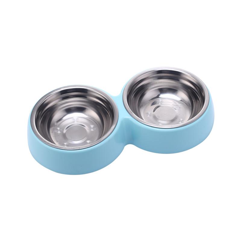 

Candy Colored Pet Stainless Steel Double Bowl With Multiple Styles Of Bowls Pet StyleH