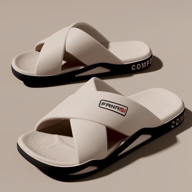 Herren Pantoffeln Bequeme Freizeit Badezimmer Pantoffeln Haus Innen und Strand Pantoffeln