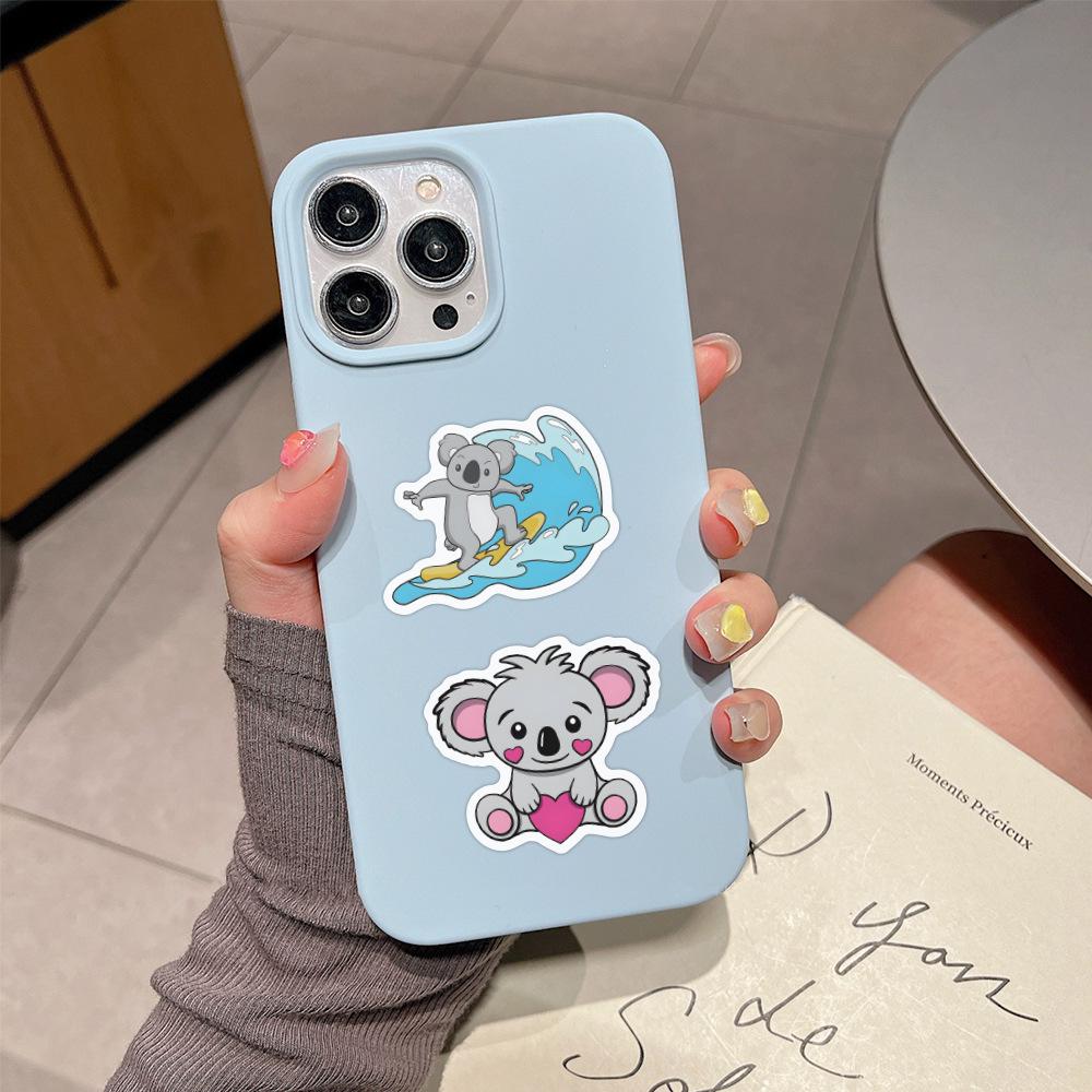 60 Koala Animal Doodle Stickers for Notebooks & Luggage