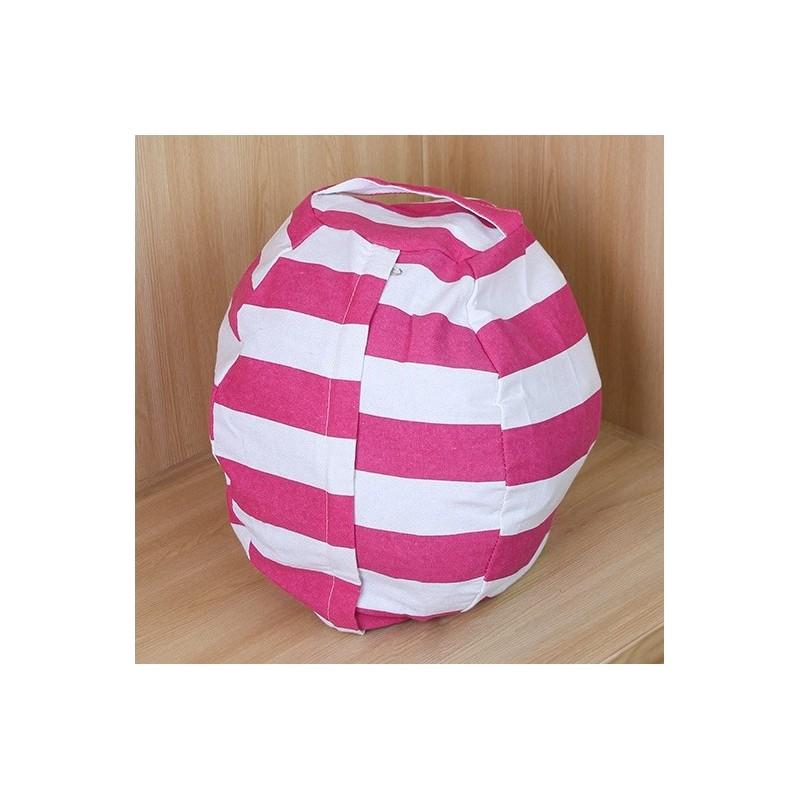 Childrens Plush Toy Storage Bag With Zipper For Bedroom And Living Room Organization