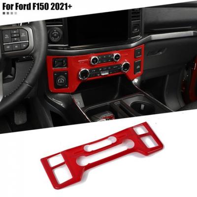 Red Central Control Air Conditioner Switch Adjust Trim Cover For Ford F150 +