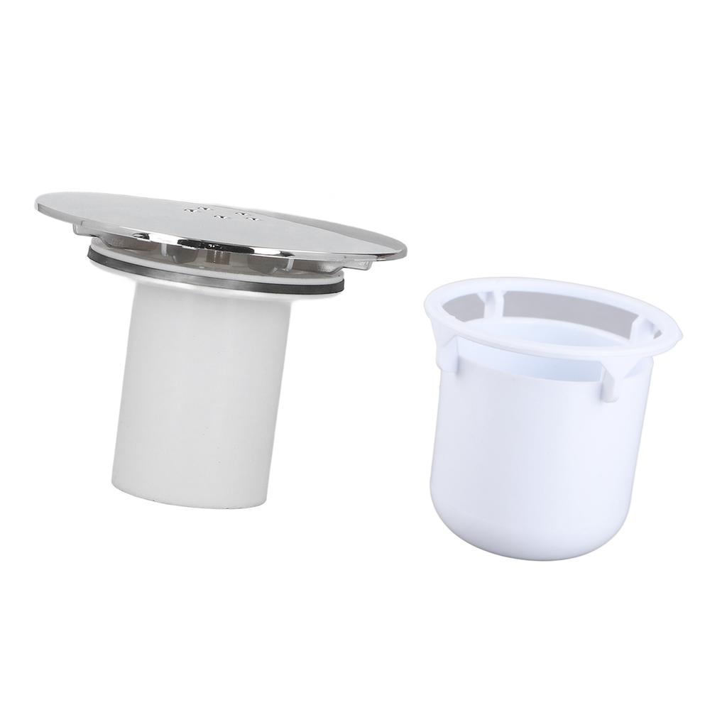 Shower Drain Cover Tray Waste Trap Plug Hole Cover Replacement Chromate Treatment Fast Flow