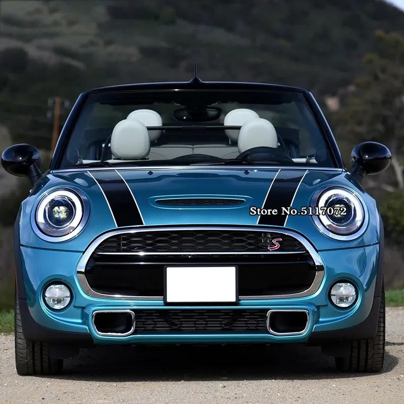 Strisce Decorative per Cofano e Copertura Motore Adesivi per Mini Cooper R50 R52 R53 R56 R57 F55 F56 F56 Hatch Accessori