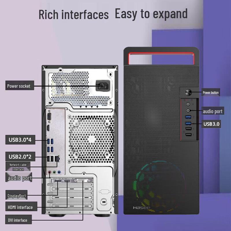Hasee War God K80 Series Gaming Desktop PC (CN Version)