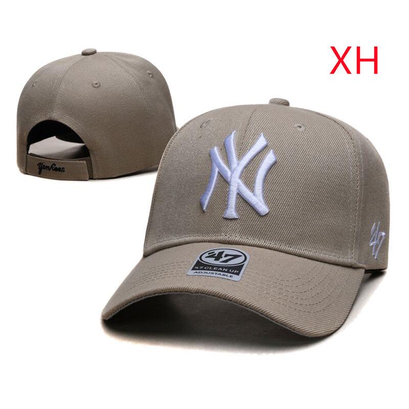 Berretto da baseball unisex 47Brand NY/LA ricamato con visiera rigida - Multicolore