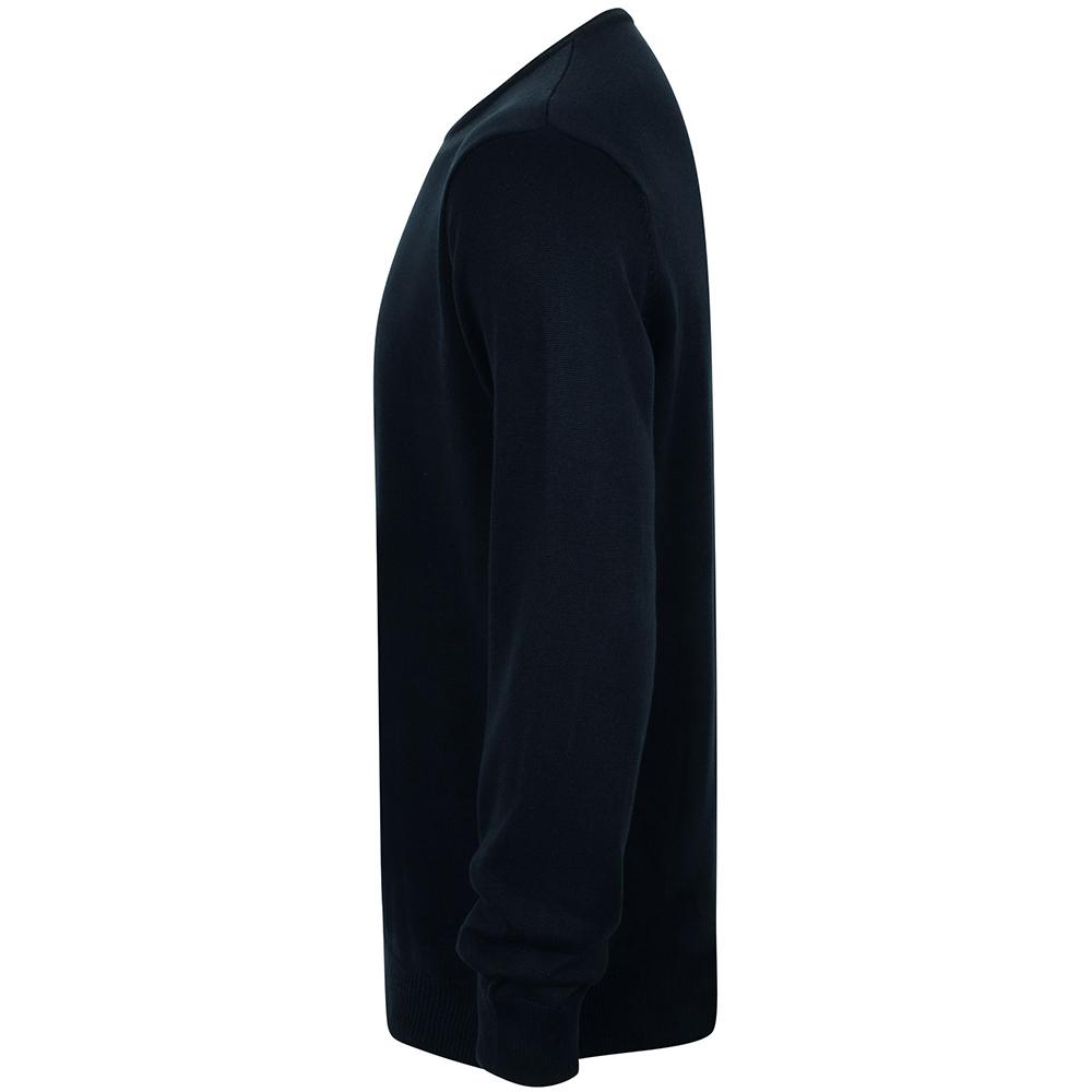 Henbury Mens Crew Neck 12 Gauge Fine Knit Jumper / Sweatshirt