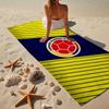 Asciugamano da Spiaggia in Microfibra della Federazione Calcistica Colombiana, Leggero e Asciugatura Rapida, per Viaggi Estivi, Essenziale da Spiaggia, Piscina