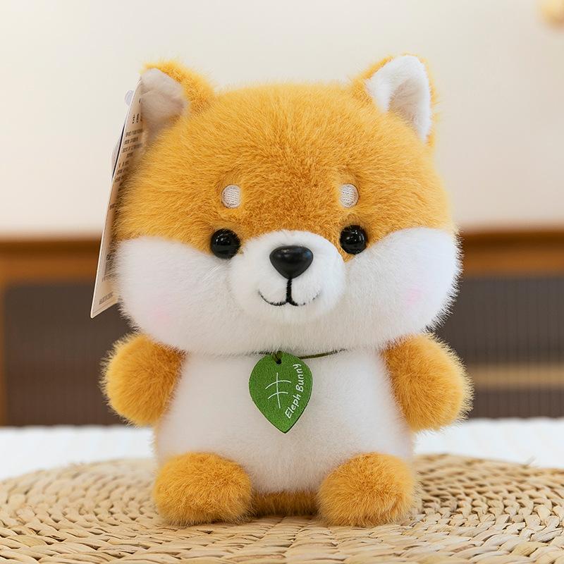 

Cute soft cute table with doll bear pig cat rabbit plush doll toy soothing cure female birthday gift 15cm [0.11kg] with particles