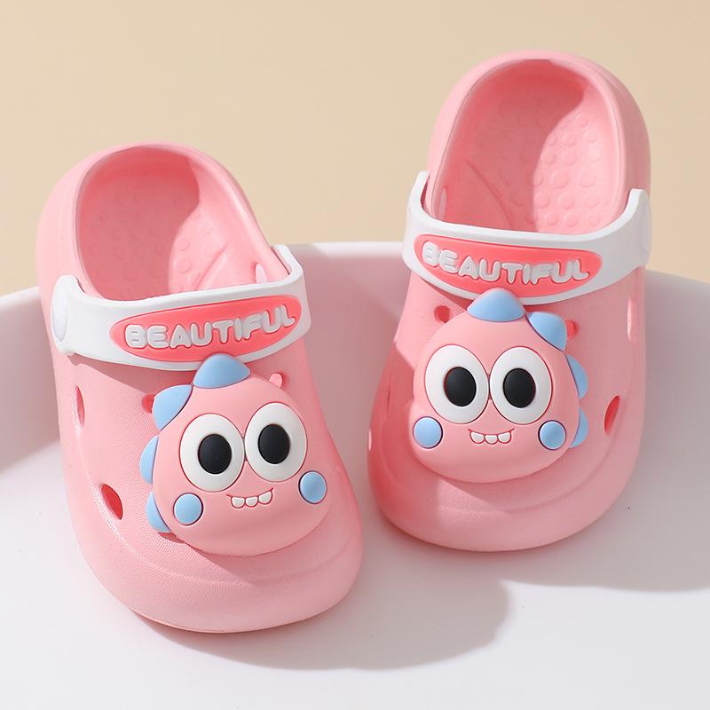 Fashion Girls Shoes Summer New Kids Cartoon Sandals Soft Soled Boys' Shoe Anti Slip Child Beach Shoes Simple Girl Slippers