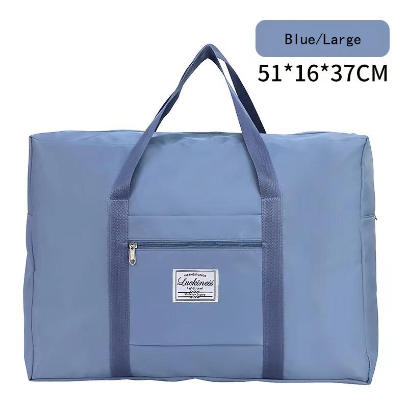 Travel Large Capacity Storage Bag Zipper Portable Luggage Bag Sports Bag Multifunctional Fitness Handbag