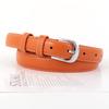 Pu Ladies Leather Belt With Metal Pin Fastener For Office And Daily Outfits