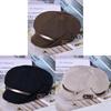Casual Autumn Cotton And Linen Eightcorner Cap With Sun Protection For Women