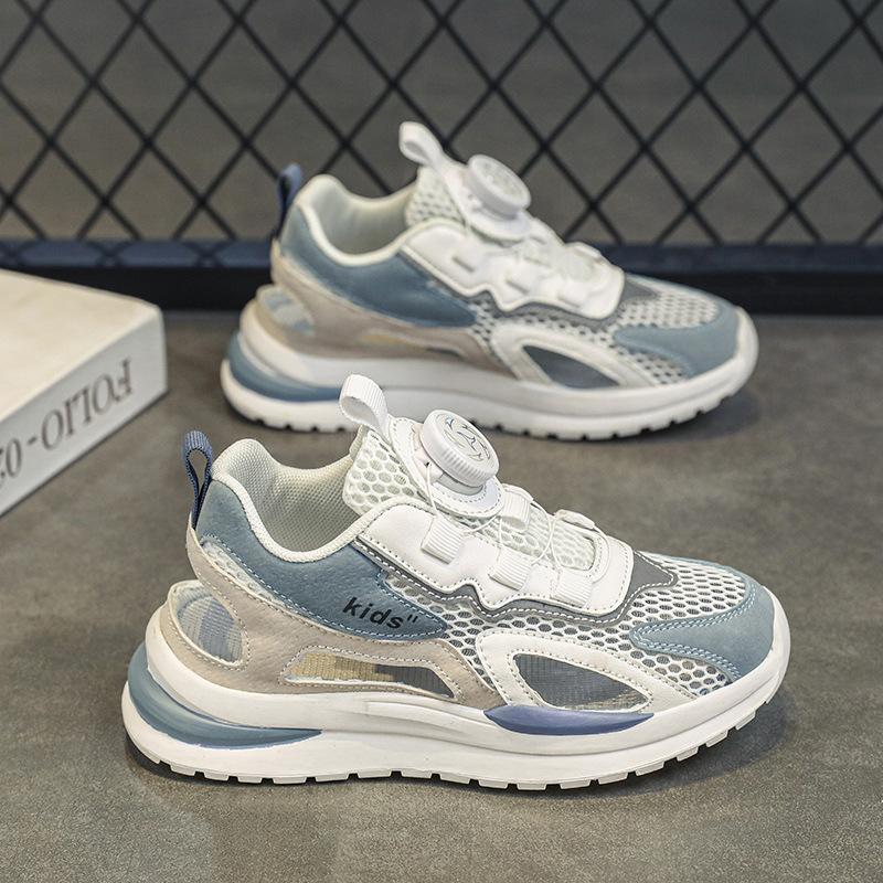 

Sandals children s summer wear non-slip soft sole mesh breathable sports shoes children s rotating button lightweight low-top shoes 39