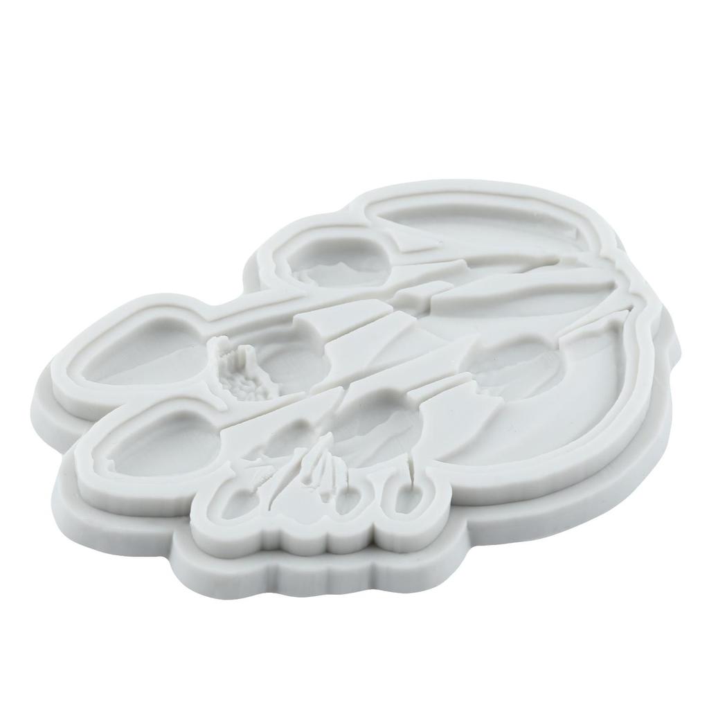 Blumen Silikonformen Tulpenblume Fondantform Kuchen Dekorationswerkzeuge Cupcake Topper Süßigkeiten Schokolade Gumpaste Form